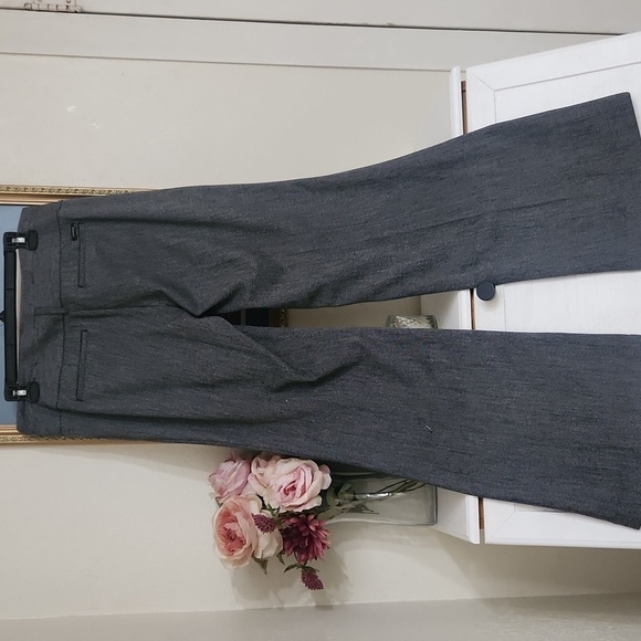 Express Editor Gray Trousers  Career Office Contemporary Minimalist 8 Dressy - Picture 8 of 11